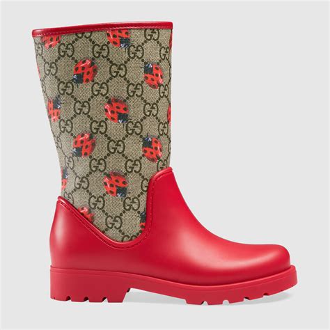 gucci rainboots kids|thigh high Gucci boots.